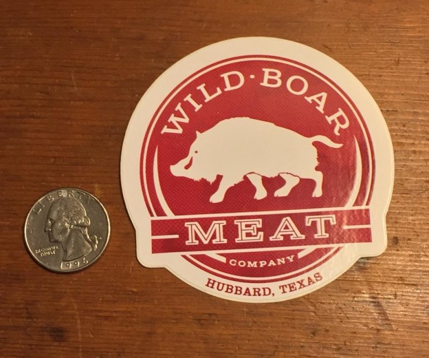 Wild Boar Meat Company Sticker